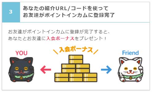 紹介URL/コードを使って登録完了